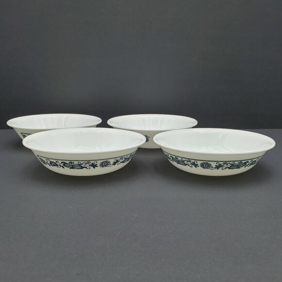 Corelle Old Town Blue Dessert Fruit Sauce Bowls Corning Blue Onion Berry Bowls - Picture 4 of 4
